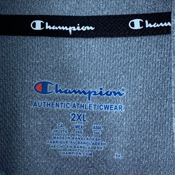 Champion 1/4 Zip knit top 2XL Nebraska Huskers Shirt Athletic Mens 3699 Pullover - Picture 5 of 7